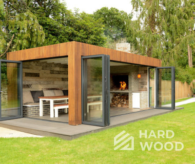 Гриль домик с камином №13 - фото 1389